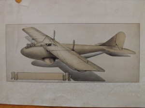 Drawing of the Chummy Flyabout, the 1919 “sport model,” from a Gallaudet marketing brochure (Ann Holst Collection)