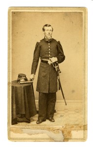 Lt. Col. Job Arnold of the Seventh Rhode Island, a resident of Providence is documented beyond a reasonable doubt to have died of illness contracted in the Civil War, five years after he was discharged (Collection of Robert Grandchamp)