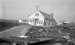 Damage from the 1938 Hurricane at Charlestown, Rhode Island (Collection of NOAH)