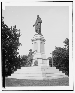 Statue of Roger Williams in Roger Williams Park, Providence (Library of Congress)