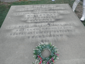 Admiral de Ternay’s grave, Trinity Church, Newport. 