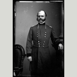 Ambrose Burnside, photographed by Matthew Brady, 1862 (National Portrait Gallery)