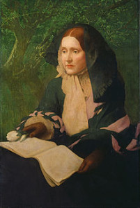  Julia Ward Howe as a young woman, painted by her son-in-law John Elliot in 1925