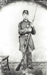 John Henry Riley II as a young man and soldier in the Union Army