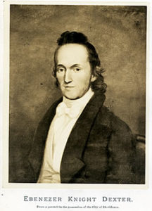 Ebenezer Knight Dexter in the 1820s (Providence City Archives)