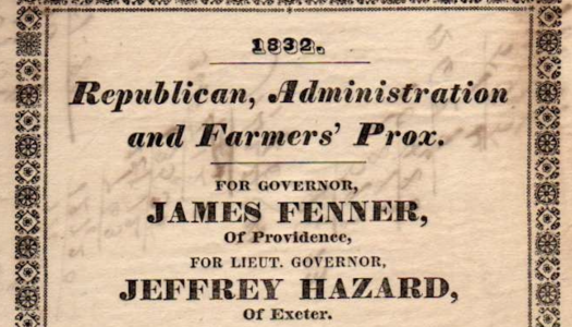 Rhode Island in the 1800s Failed to Elect a Governor in Eleven General Elections