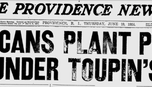 Filibuster, Fisticuffs and a Bomb:  The Battle for the 1924 Rhode Island Senate