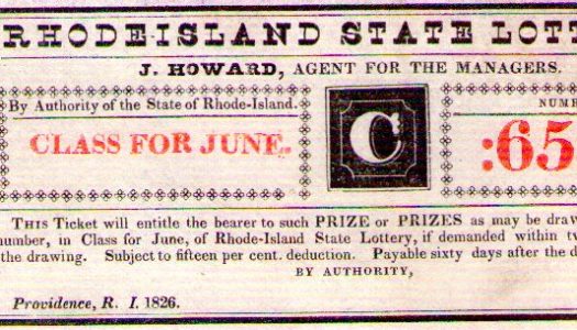 Rhode Island Lotteries through the Centuries