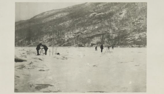 Narragansett Bay Freezes Over in the Winter of 1740