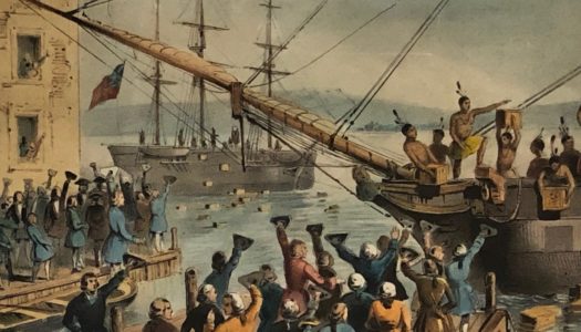 Narragansetts (Not Mohawks) Blamed for Boston Tea Party