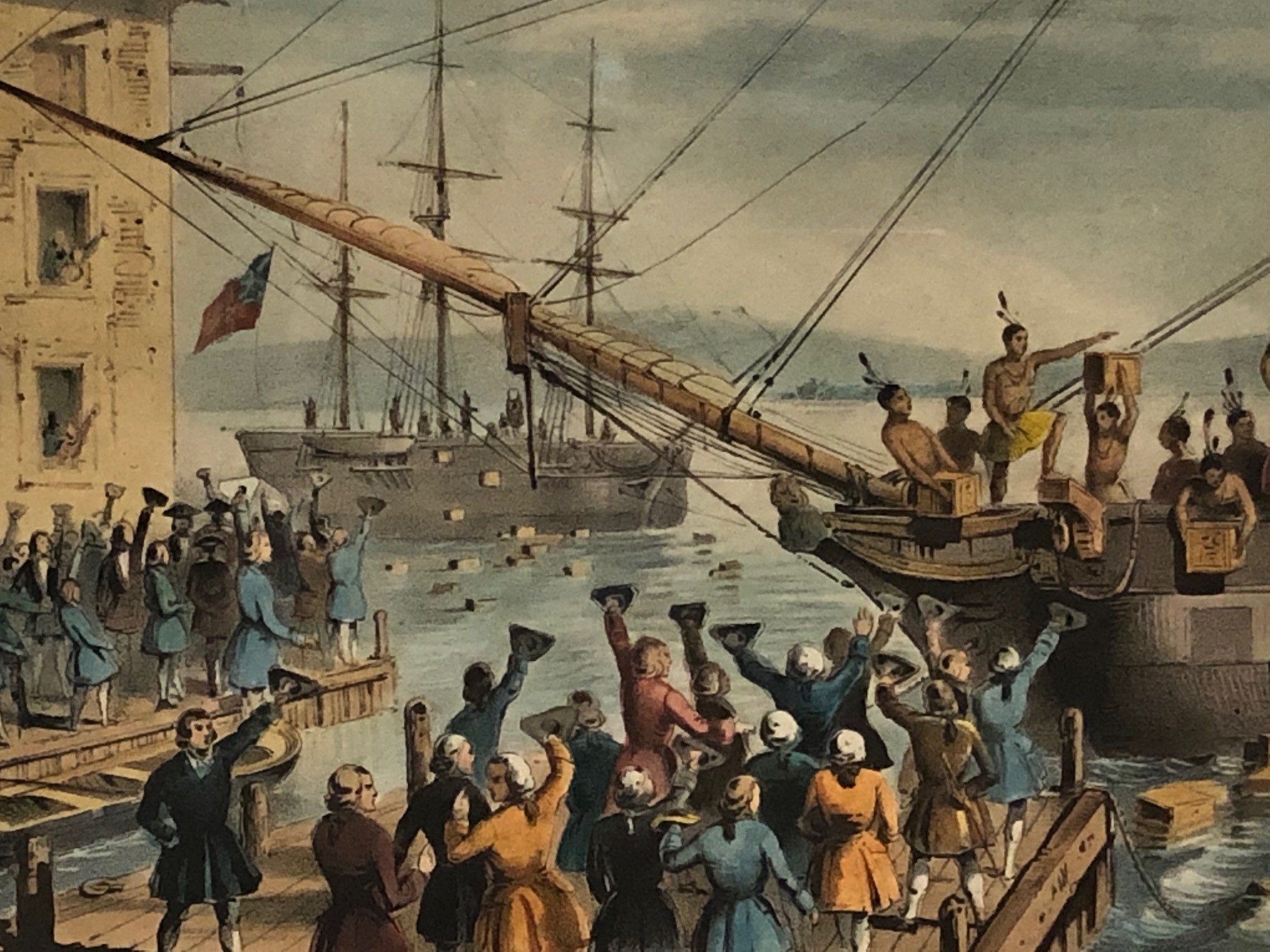 Narragansetts Not Mohawks Blamed For Boston Tea Party Online Review 